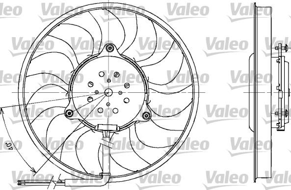 Valeo 698611 - Ventiliatorius, radiatoriaus xparts.lv