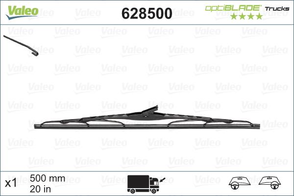 Valeo 628500 - Wiper Blade xparts.lv