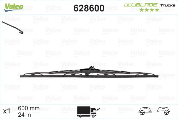 Valeo 628600 - Wiper Blade xparts.lv