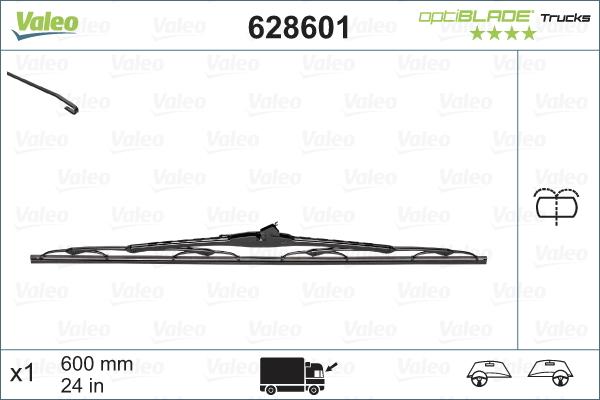 Valeo 628601 - Wiper Blade xparts.lv