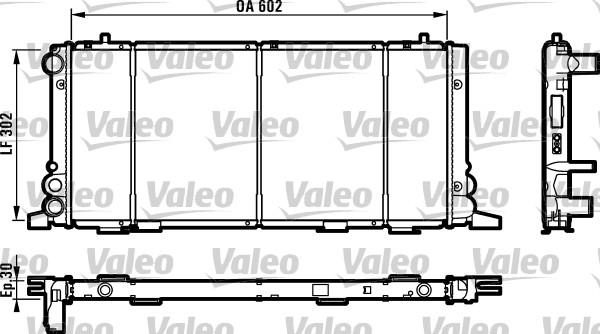 Valeo 819260 - Radiators, Motora dzesēšanas sistēma xparts.lv