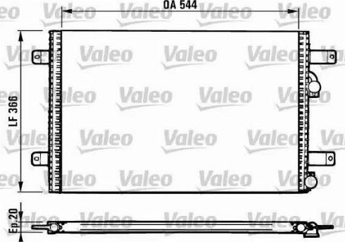Valeo 816948 - Condenser, air conditioning xparts.lv