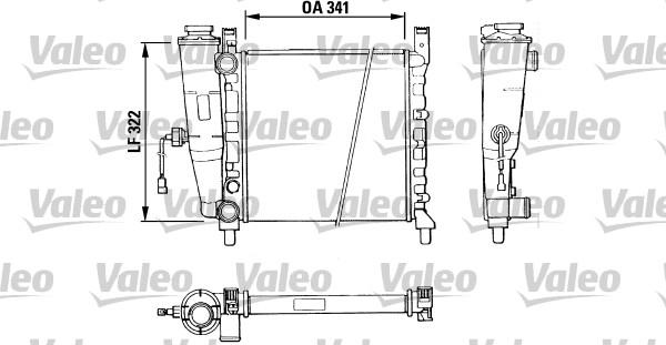 Valeo 811386 - Radiators, Motora dzesēšanas sistēma xparts.lv
