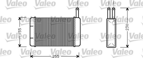 Valeo 812057 - Теплообменник, отопление салона xparts.lv