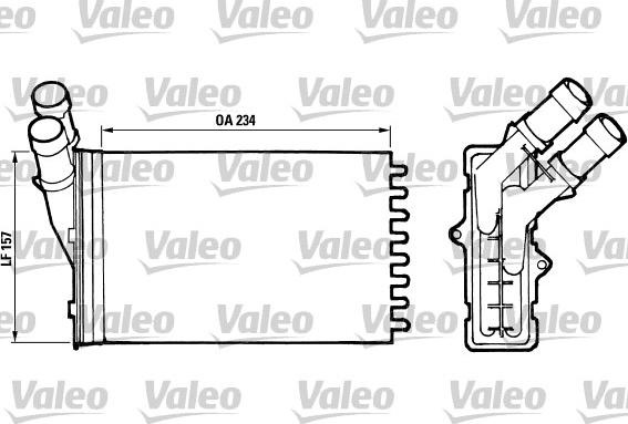 Valeo 812005 - Radiators, Motora dzesēšanas sistēma xparts.lv