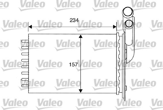 Valeo 812157 - Radiatorius, variklio aušinimas xparts.lv
