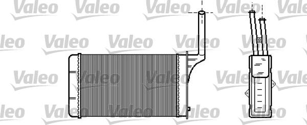 Valeo 812114 - Теплообменник, отопление салона xparts.lv