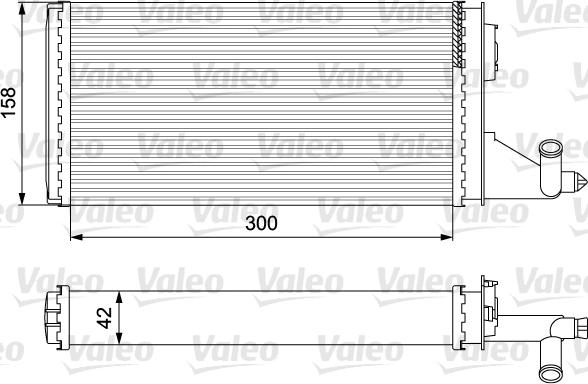 Valeo 812342 - Теплообменник, отопление салона xparts.lv