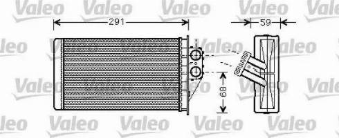 Valeo 812339 - Теплообменник, отопление салона xparts.lv