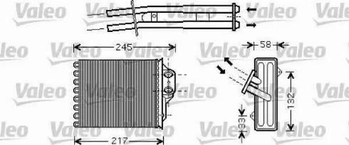 Valeo 812336 - Heat Exchanger, interior heating xparts.lv