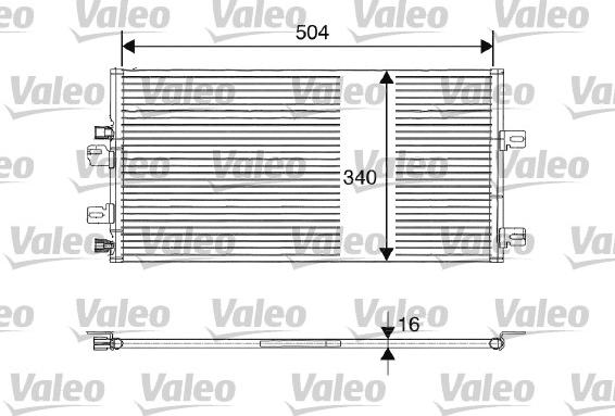 Valeo 817687 - Condenser, air conditioning xparts.lv