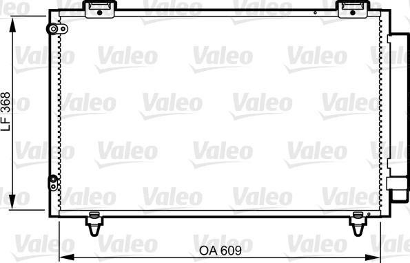 Valeo 817805 - Kondensators, Gaisa kond. sistēma xparts.lv
