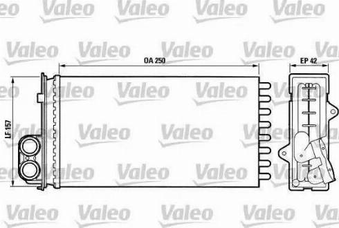 Valeo 883976 - Radiatorius, variklio aušinimas xparts.lv