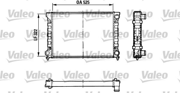 Valeo 883870 - Radiators, Motora dzesēšanas sistēma xparts.lv