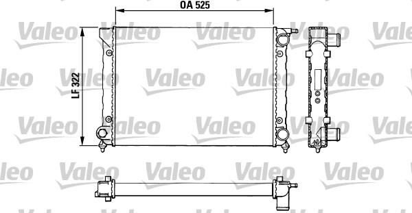 Valeo 883727 - Radiators, Motora dzesēšanas sistēma xparts.lv