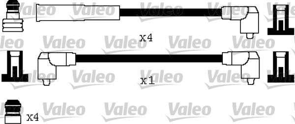 Valeo 346556 - Комплект проводов зажигания xparts.lv