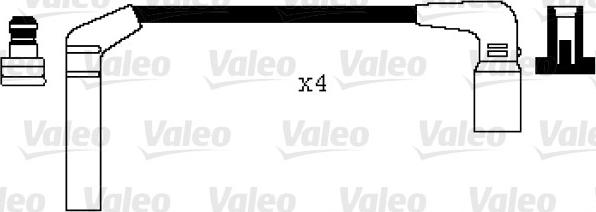 Valeo 346040 - Augstsprieguma vadu komplekts xparts.lv