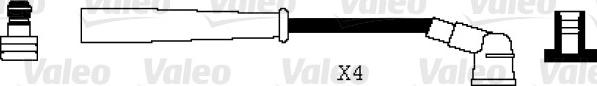 Valeo 346063 - Augstsprieguma vadu komplekts xparts.lv