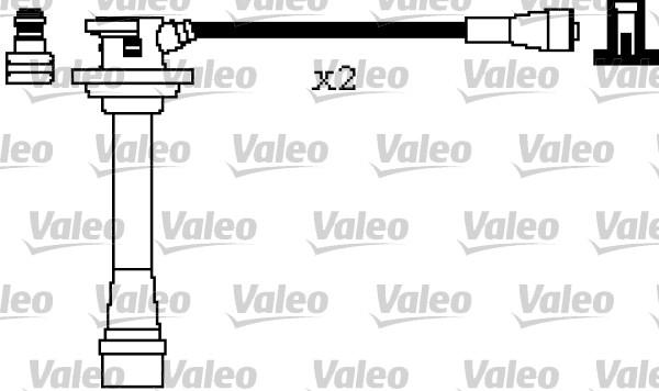 Valeo 346187 - Augstsprieguma vadu komplekts xparts.lv