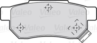 Valeo 301053 - Brake Pad Set, disc brake xparts.lv