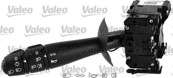 Valeo 251600 - Выключатель на рулевой колонке xparts.lv