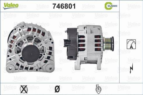 Valeo 746801 - Ģenerators xparts.lv