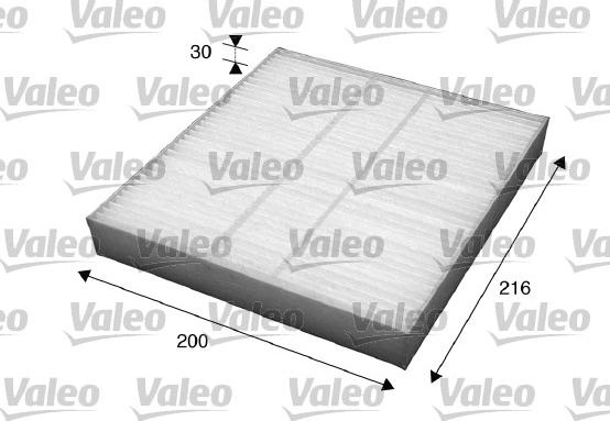 Valeo 715560 - Фильтр воздуха в салоне xparts.lv