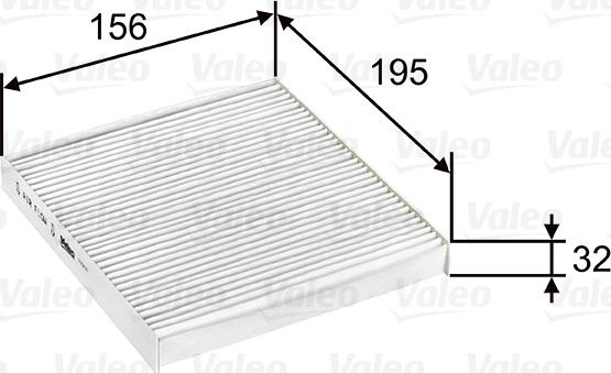 Valeo 715637 - Filter, interior air xparts.lv