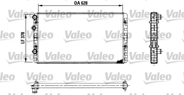 Valeo 730955 - Radiators, Motora dzesēšanas sistēma xparts.lv