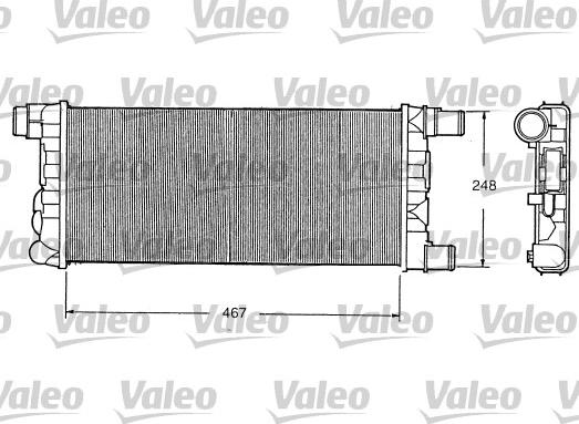 Valeo 730520 - Radiator, engine cooling xparts.lv