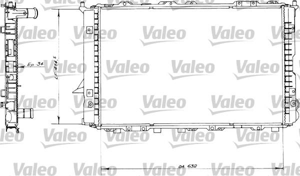 Valeo 730363 - Radiators, Motora dzesēšanas sistēma xparts.lv