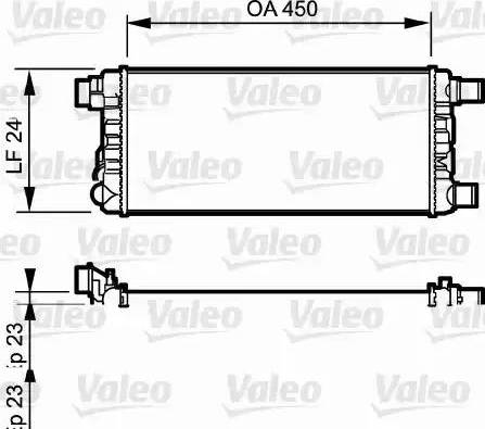 Valeo 730309 - Radiators, Motora dzesēšanas sistēma xparts.lv