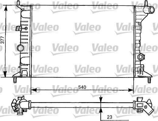 Valeo 731525 - Radiators, Motora dzesēšanas sistēma xparts.lv