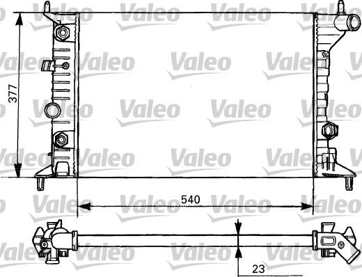 Valeo 731393 - Radiators, Motora dzesēšanas sistēma xparts.lv
