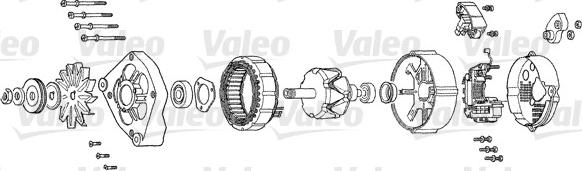 Valeo A14V13 - Kintamosios srovės generatorius xparts.lv
