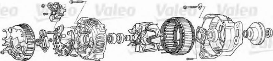 Valeo A11VI44 - Генератор xparts.lv