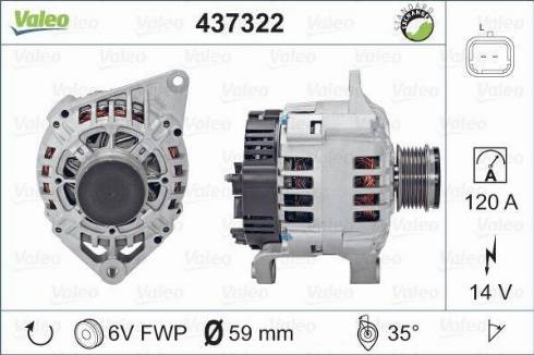 Valeo SG10B019 - Ģenerators xparts.lv
