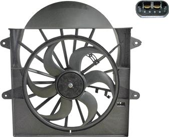 Van Wezel 0515746 - Fan, radiator xparts.lv