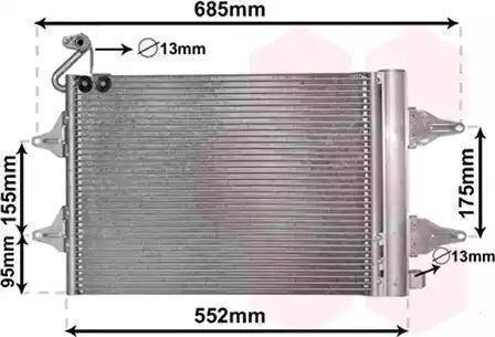 Ava Quality Cooling SA5007 - Kondensatorius, oro kondicionierius xparts.lv