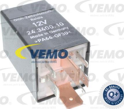 Vemo V15-71-0015 - Relay, glow plug system xparts.lv