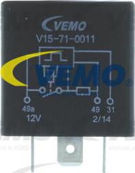 Vemo V15-71-0011 - Прерыватель указателей поворота xparts.lv