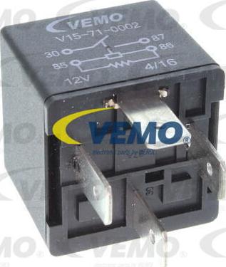 Vemo V15-71-0002 - Relay, main current xparts.lv