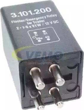 Vemo V30-71-0002 - Реле аварийной световой сигнализация xparts.lv