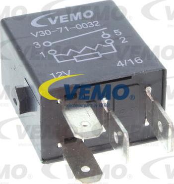 Vemo V30-71-0032 - Реле, топливный насос xparts.lv