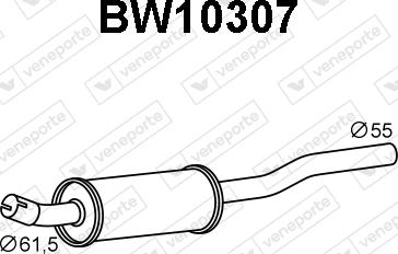 Veneporte BW10307 - Front Silencer xparts.lv