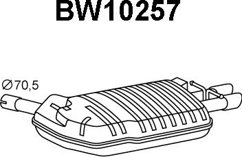 Veneporte BW10257 - End Silencer xparts.lv