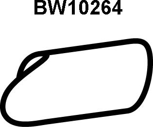 Veneporte BW10264 - Exhaust Pipe xparts.lv