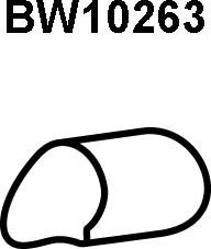 Veneporte BW10263 - Exhaust Pipe xparts.lv