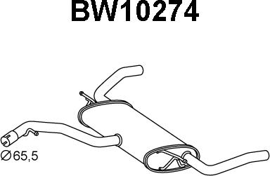 Veneporte BW10274 - End Silencer xparts.lv