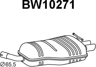 Veneporte BW10271 - End Silencer xparts.lv